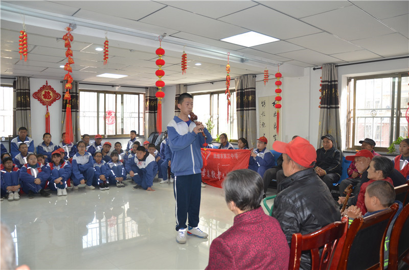 敦煌市社会福利院：雷锋日 快乐志愿行